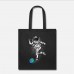 Space Astronaut Bowling Navy Tote Bag